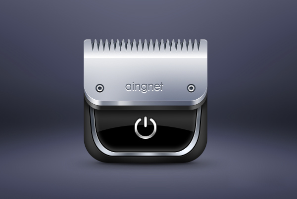 电动剃须刀UI图标